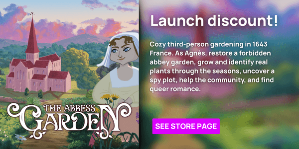 The Abbess Garden Launch - Product page Banner Image