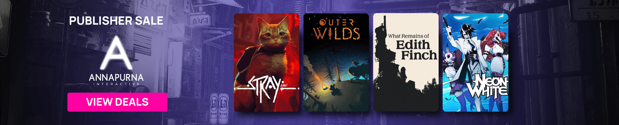 Annapurna Interactive Publisher Sale - Search page Banner Image