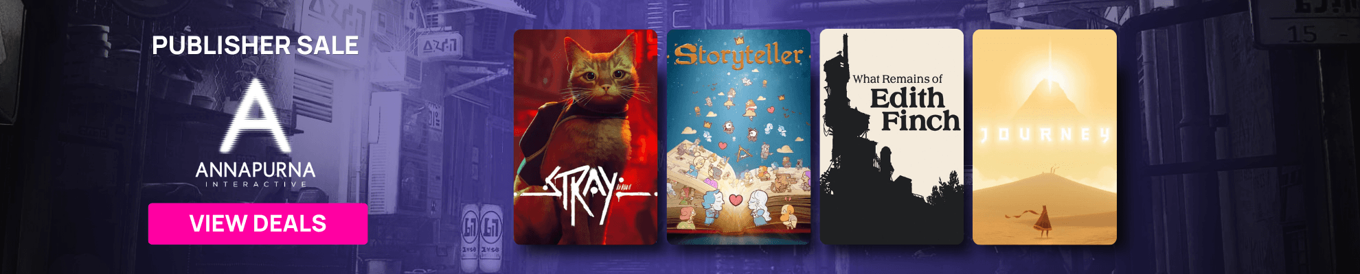 Annapurna Interactive Publisher Sale - Product page Banner Image