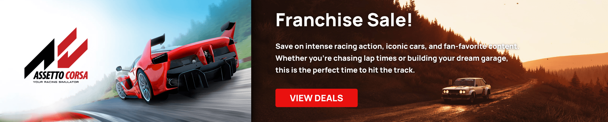 Assetto Corsa Franchise Sale - Product page Banner Image
