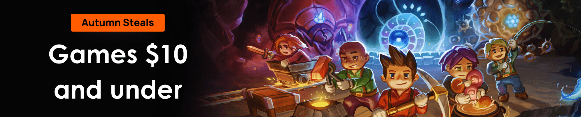Autumn Steals Core Keeper Banner Image