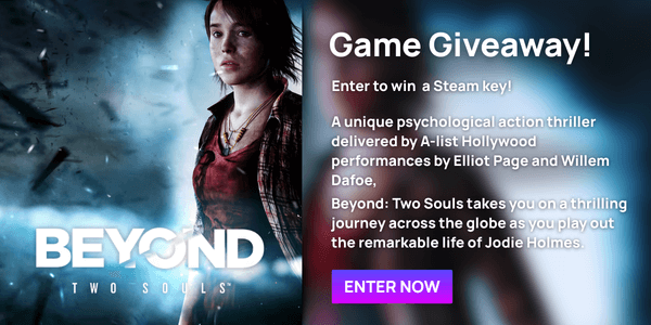 Beyond Two Souls Giveaway - Product page Banner Image