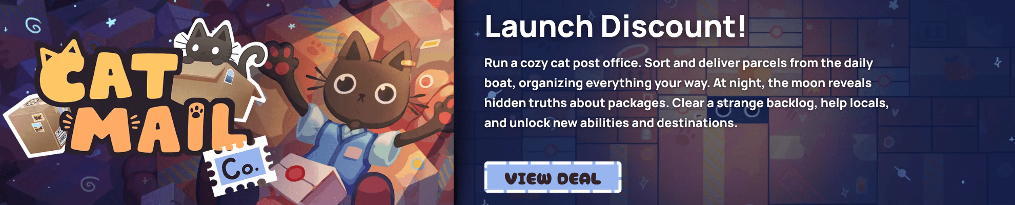 Cat Mail Co Launch - Product page Banner Image
