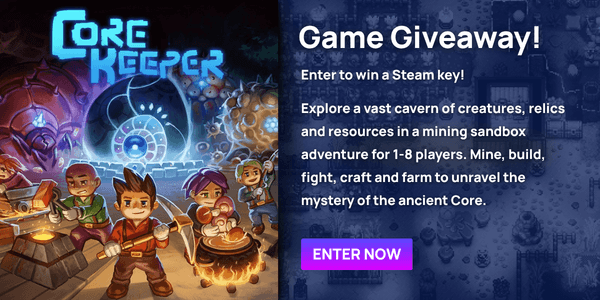 Corekeeper Giveaway - Search page Banner Image