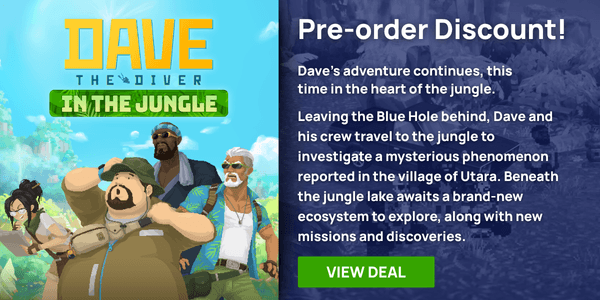 Dave The Diver In The Jungle DLC Pre-order - Search page Banner Image