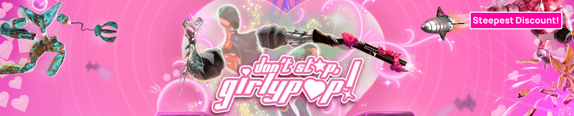 Don't Stop Girlypop Summer Sale - Search page Banner Image