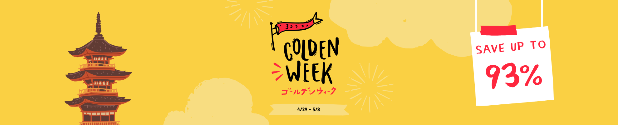 Golden Week Sale - Search page Banner Image