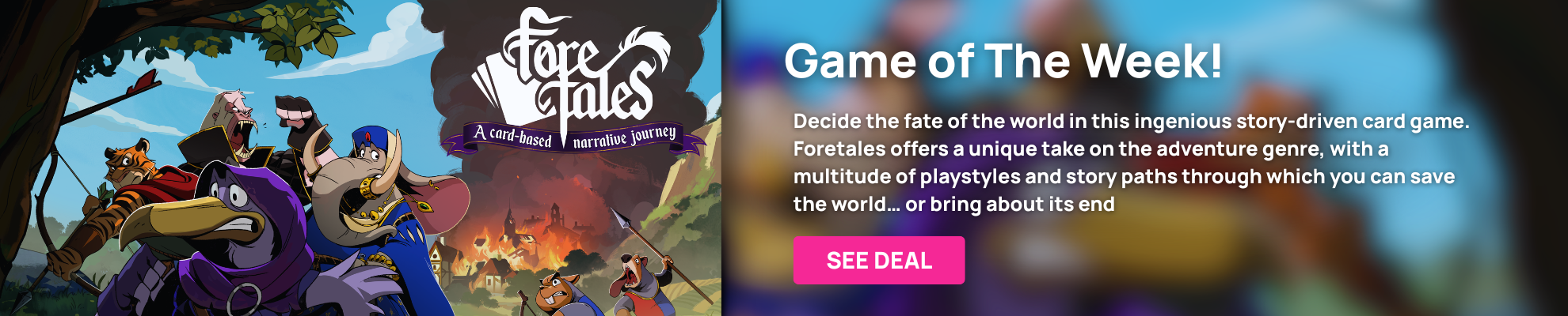 GoTW Foretales - Search page Banner Image