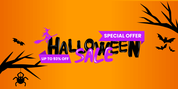 Halloween Sale 2025 - Product page Banner Image