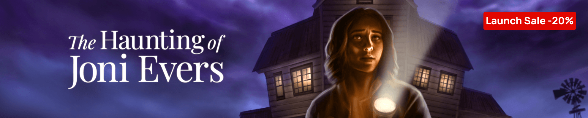 The Haunting of Joni Evers Launch Sale Banner Image