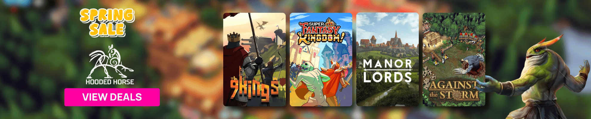 Hooded Horse Sale Spring 2026 - Product page Banner Image