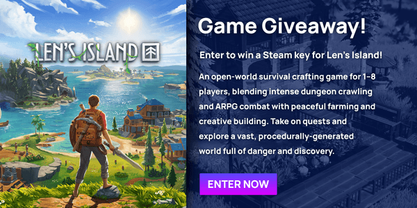 Len's Island Giveaway Banner Image