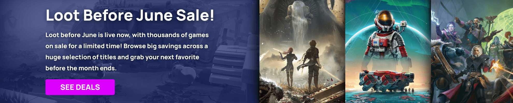 Loot Before June Sale - Product page Banner Image