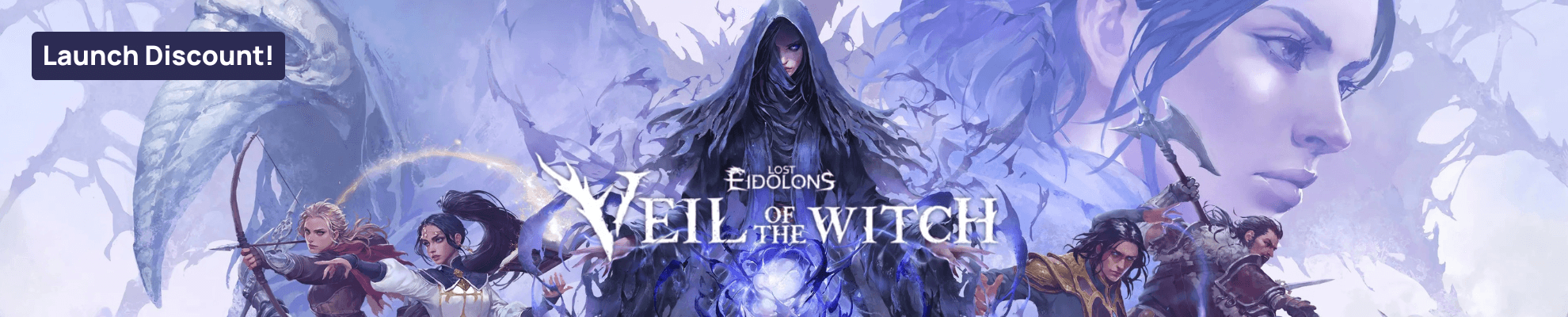 Lost Eidolons: Veil of The Witch Launch - Product page Banner Image