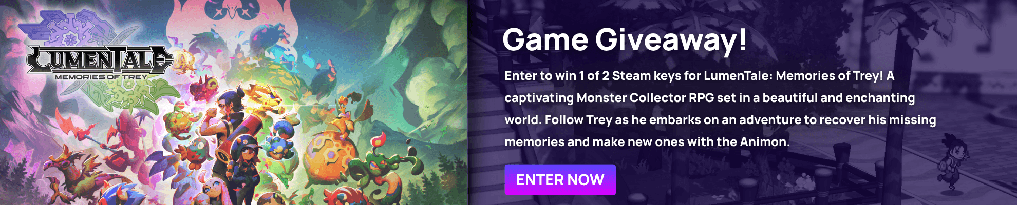 LumenTale Giveaway - Search page Banner Image