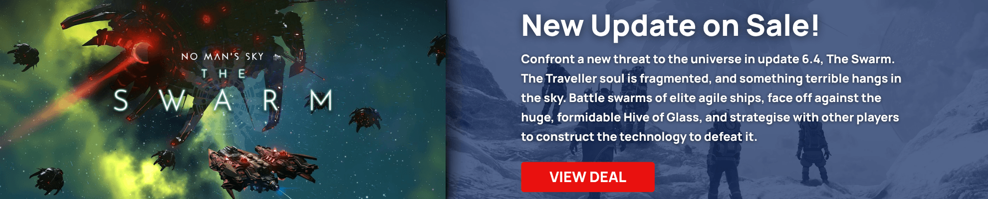 Now Man's Sky Swarm Update - Search page Banner Image