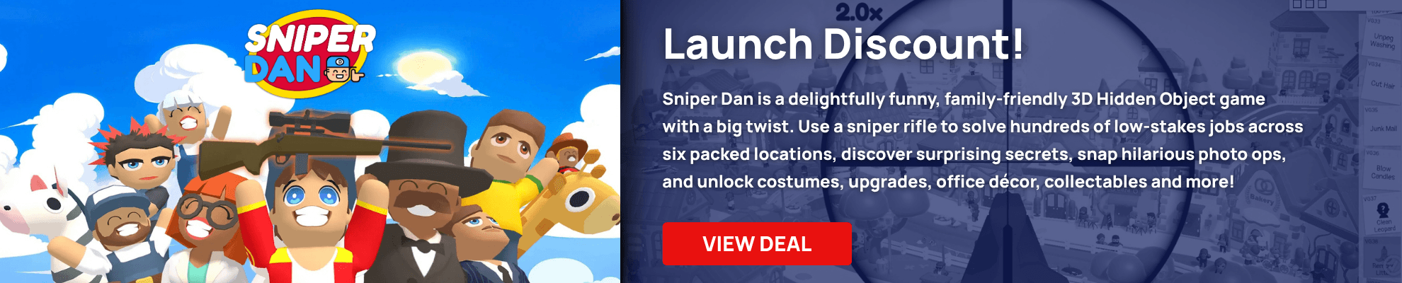 Sniper Dan Launch Banner Image