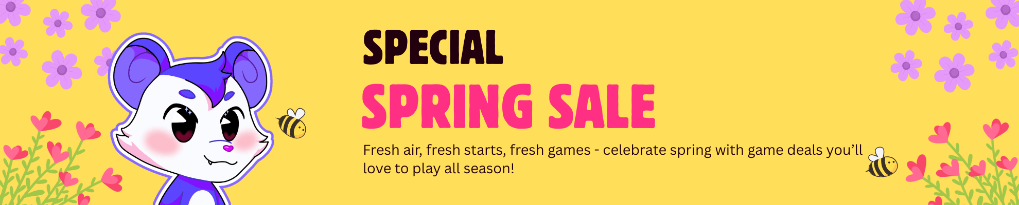 Spring Sale 2026 - Product page Banner Image