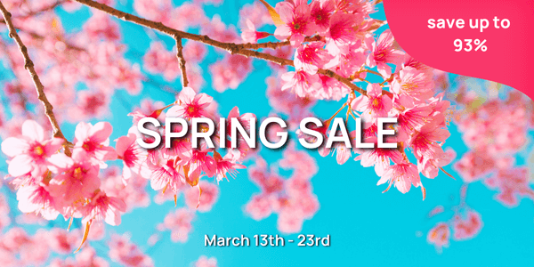 Spring Sale 25 - Search Page Banner Image