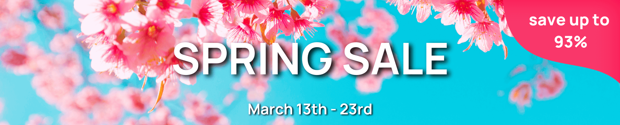 Spring Sale 25 - Search Page Banner Image