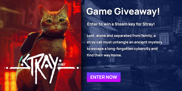 Stray Giveaway Banner Image