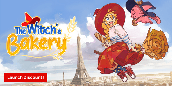 The Witch's Bakery Launch Banner Image