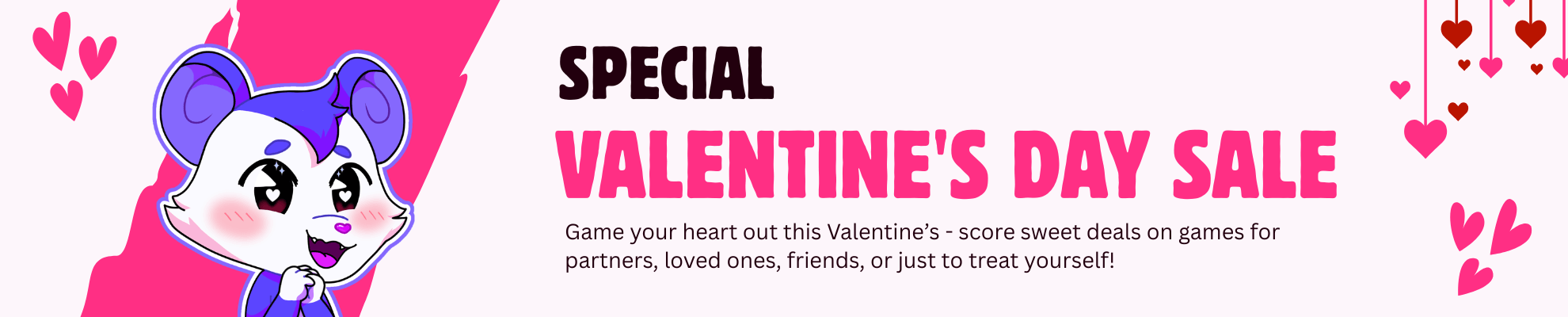 Valentine's Sale 2026 - Product page Banner Image