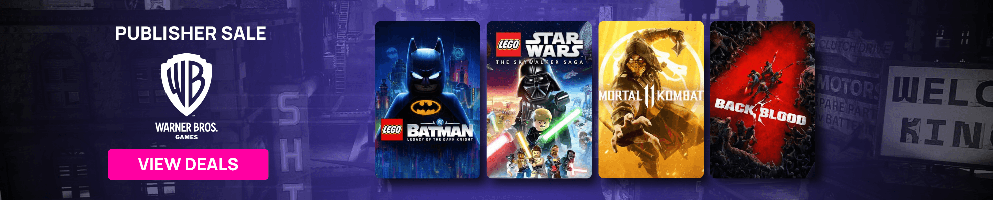 WB Games Publisher Sale Banner Image