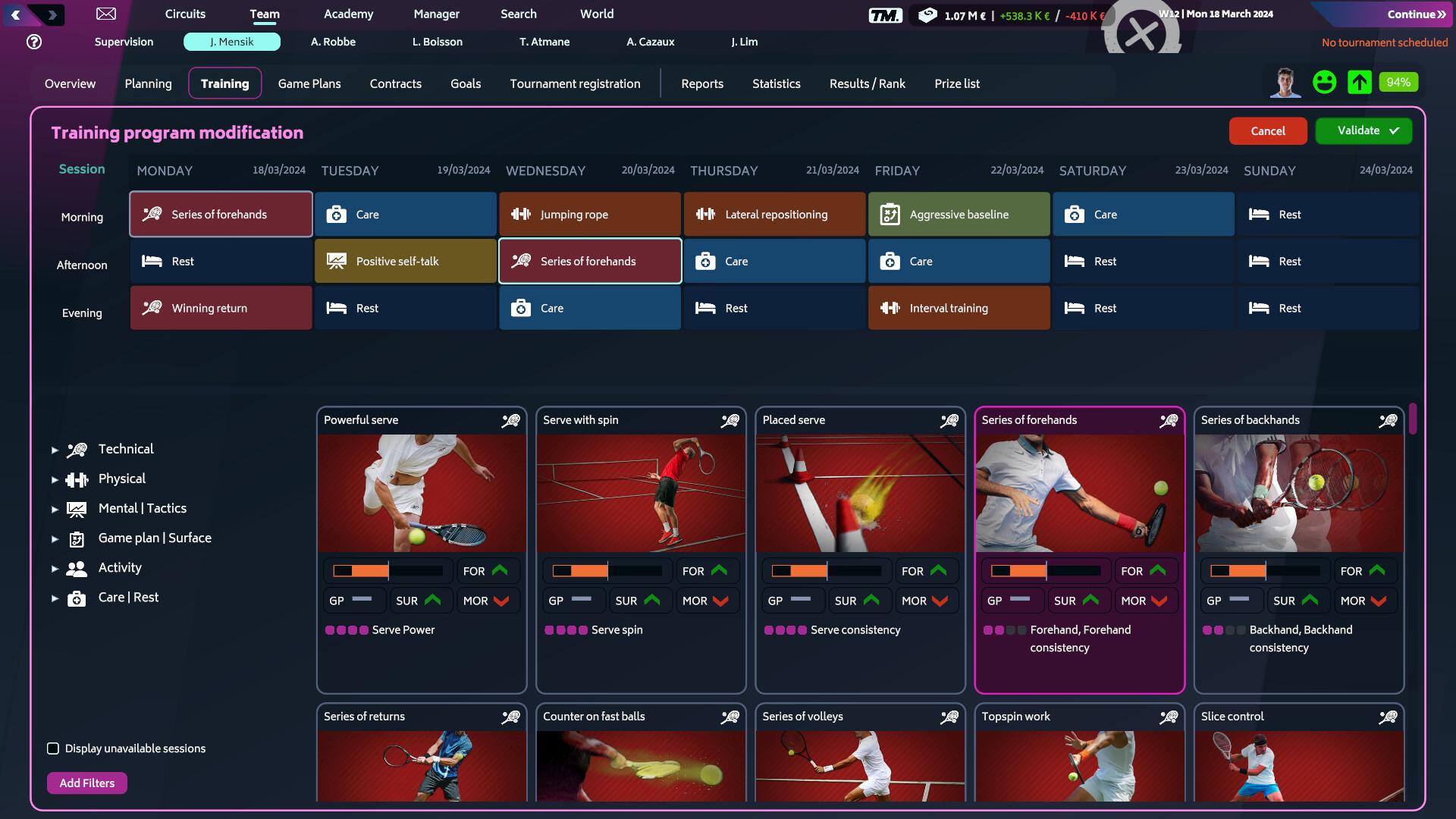 Tennis Manager 2024 screenshot 3