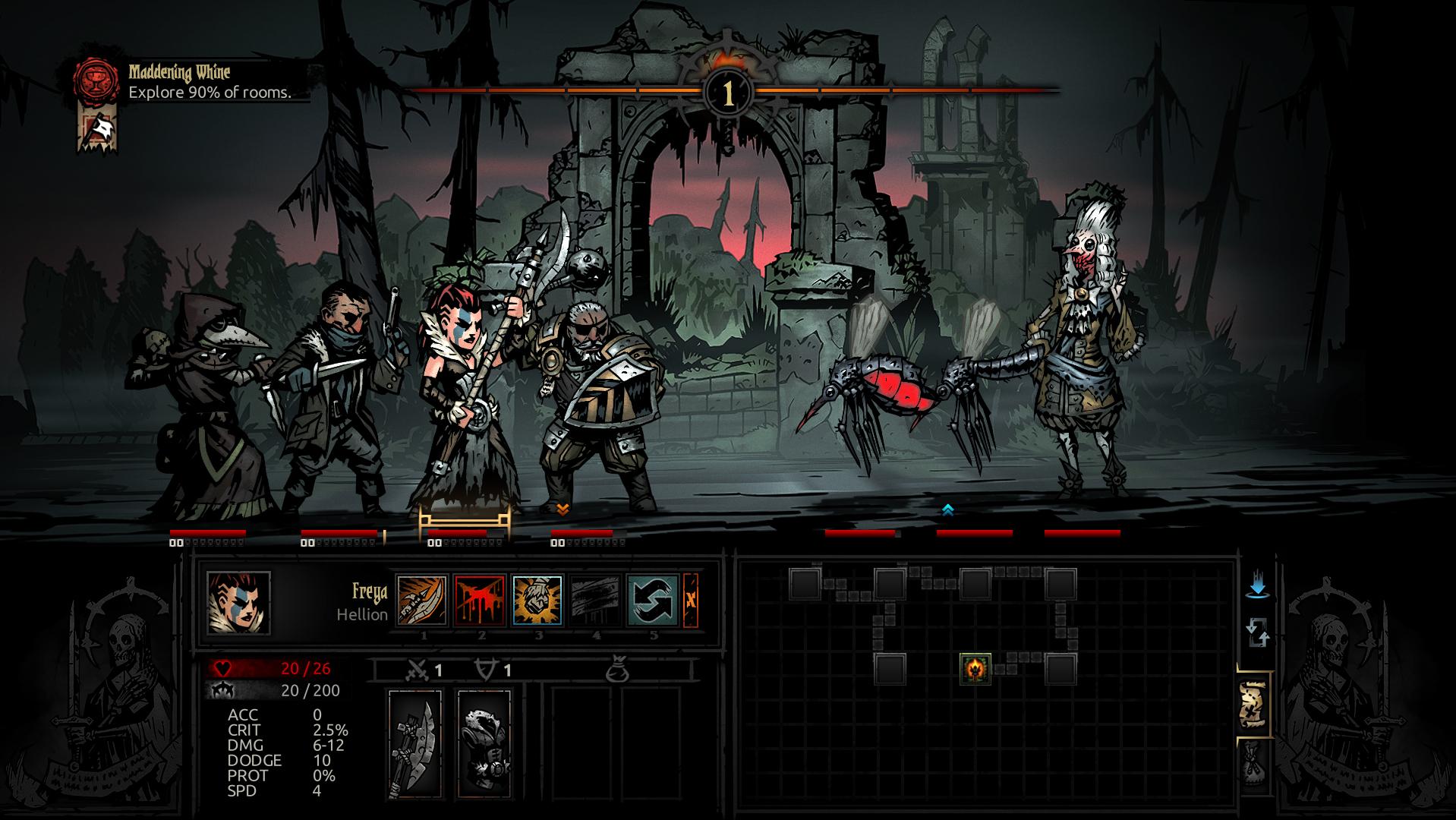 Darkest Dungeon®: The Crimson Court screenshot 1