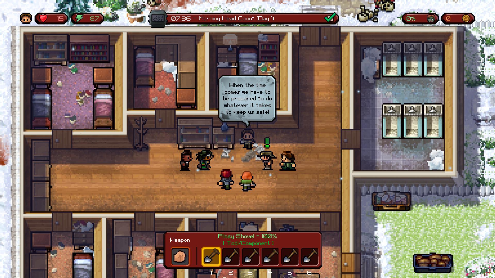 The Escapists: The Walking Dead Deluxe Edition screenshot 5