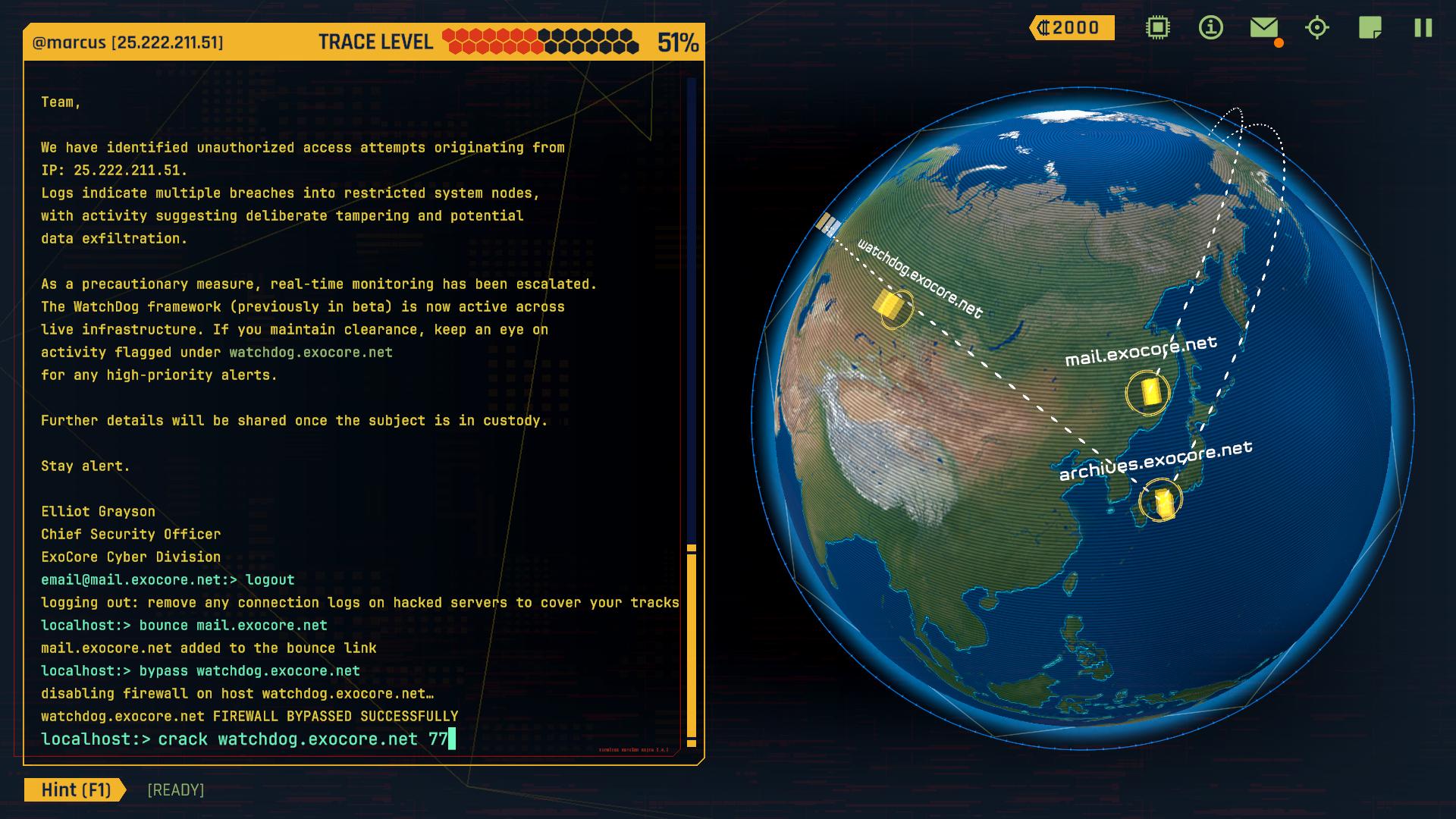 Void Future: Hacking Protocol screenshot 1