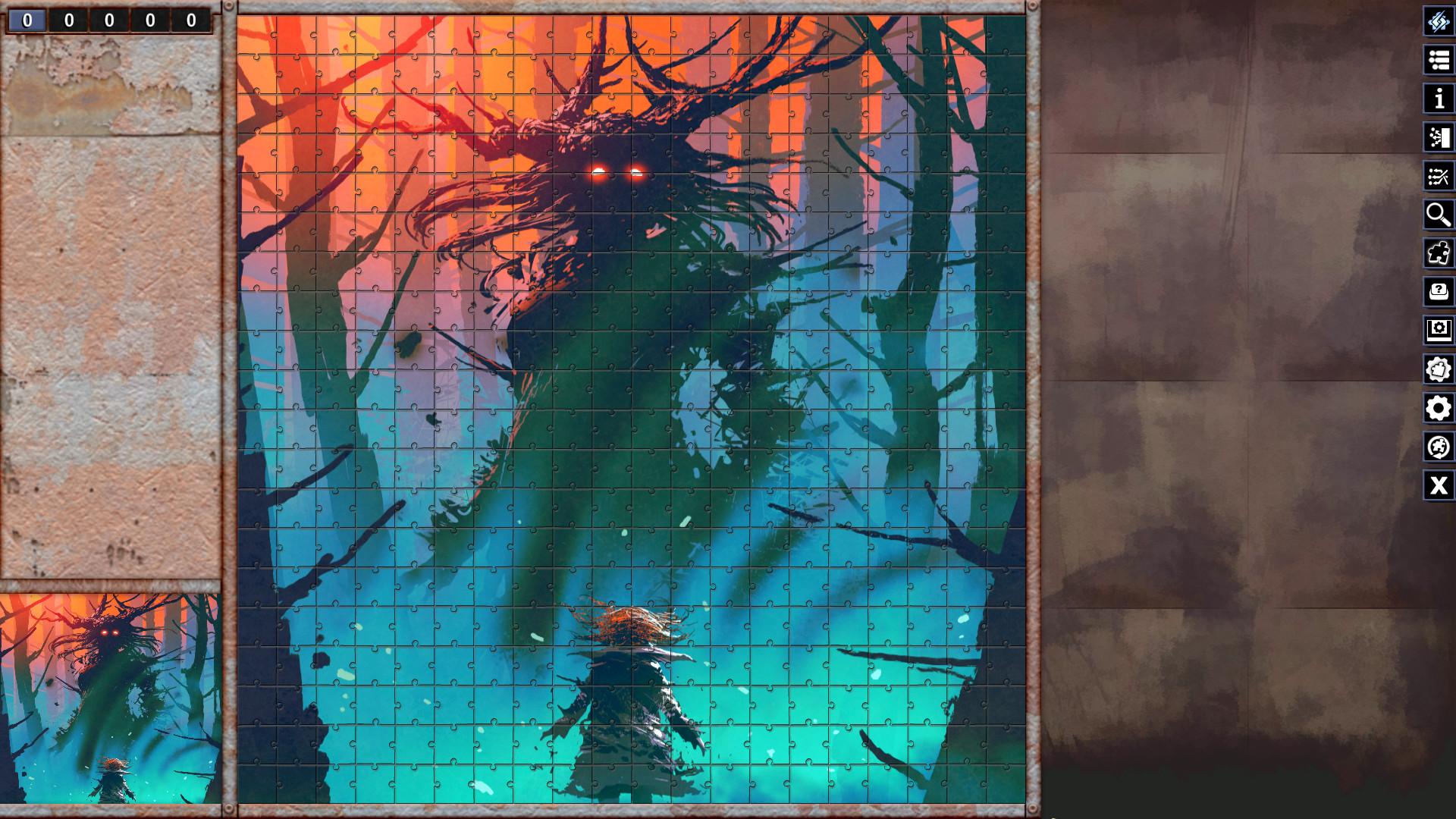 Pixel Puzzles Illustrations & Anime - Jigsaw Pack: Horror screenshot 1