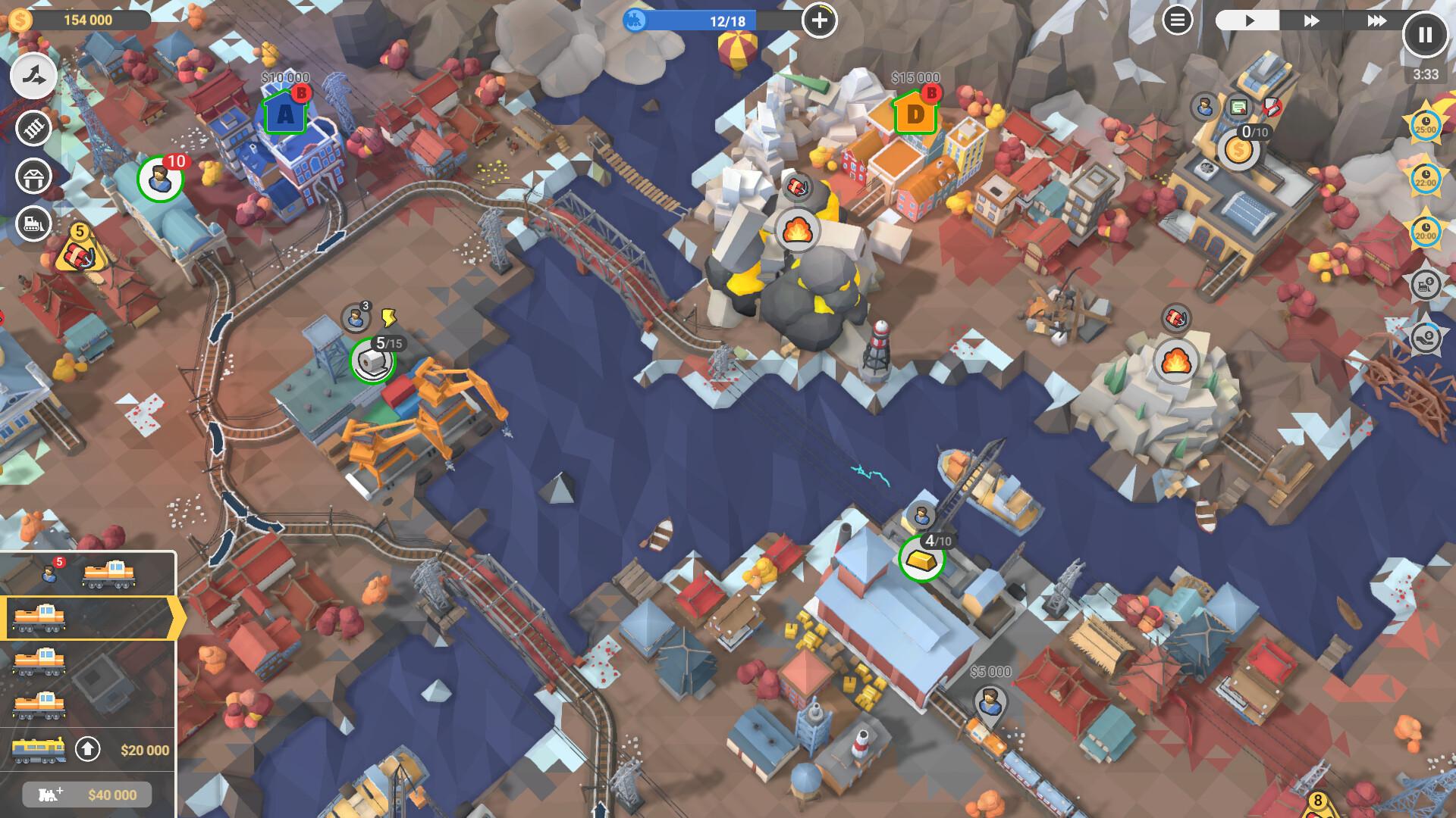 Train Valley 2: Workshop Gems - Sapphire screenshot 1