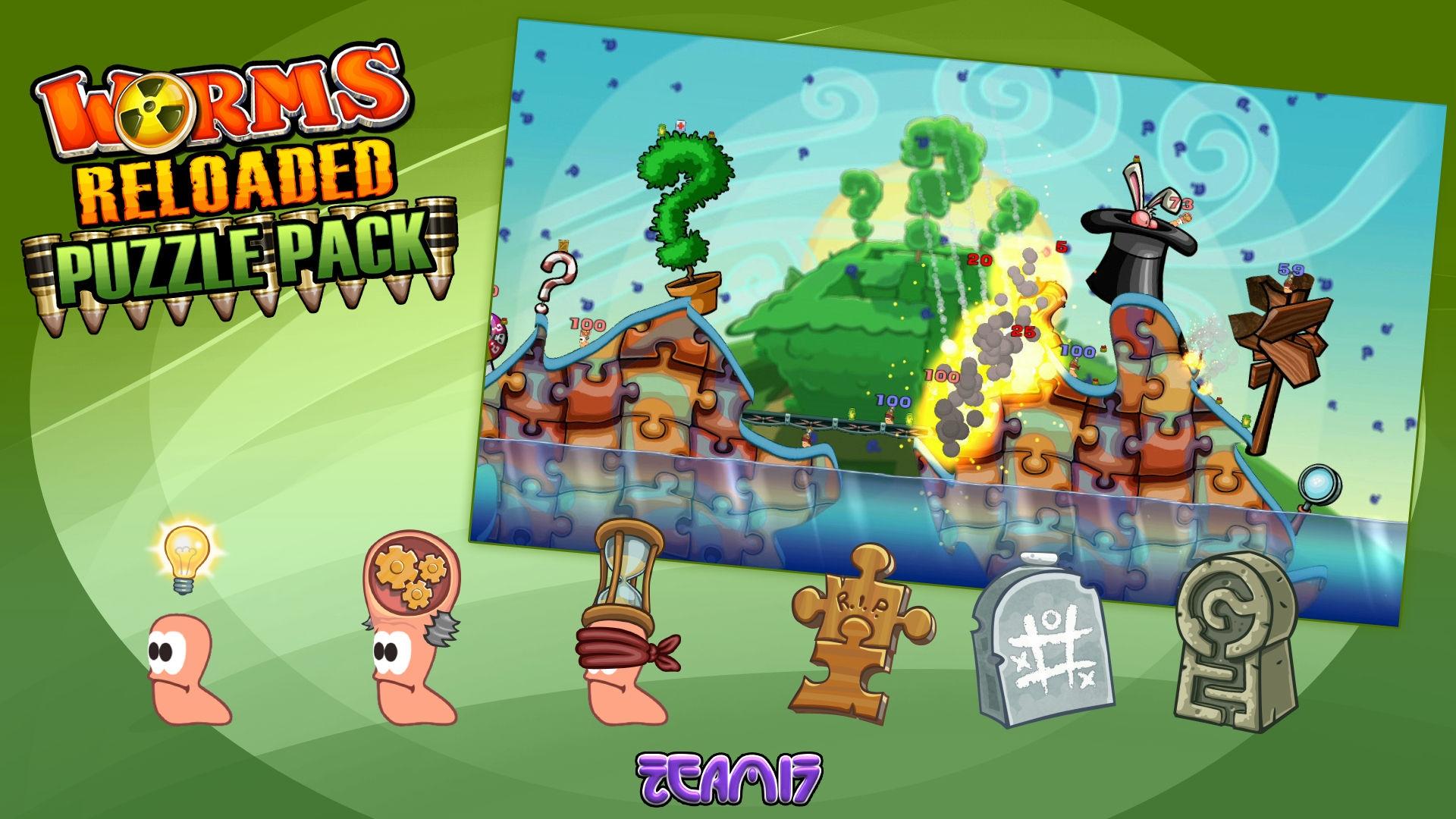 Worms Reloaded - Puzzle Pack screenshot 1