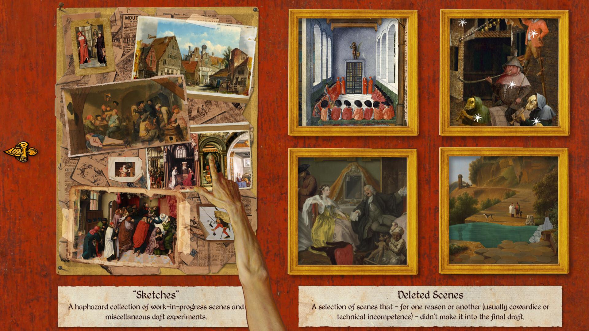 The Immortal John Triptych: Weird Extra Content Art Gallery DLC Thingy ¯\_(ツ)_/¯ screenshot 2