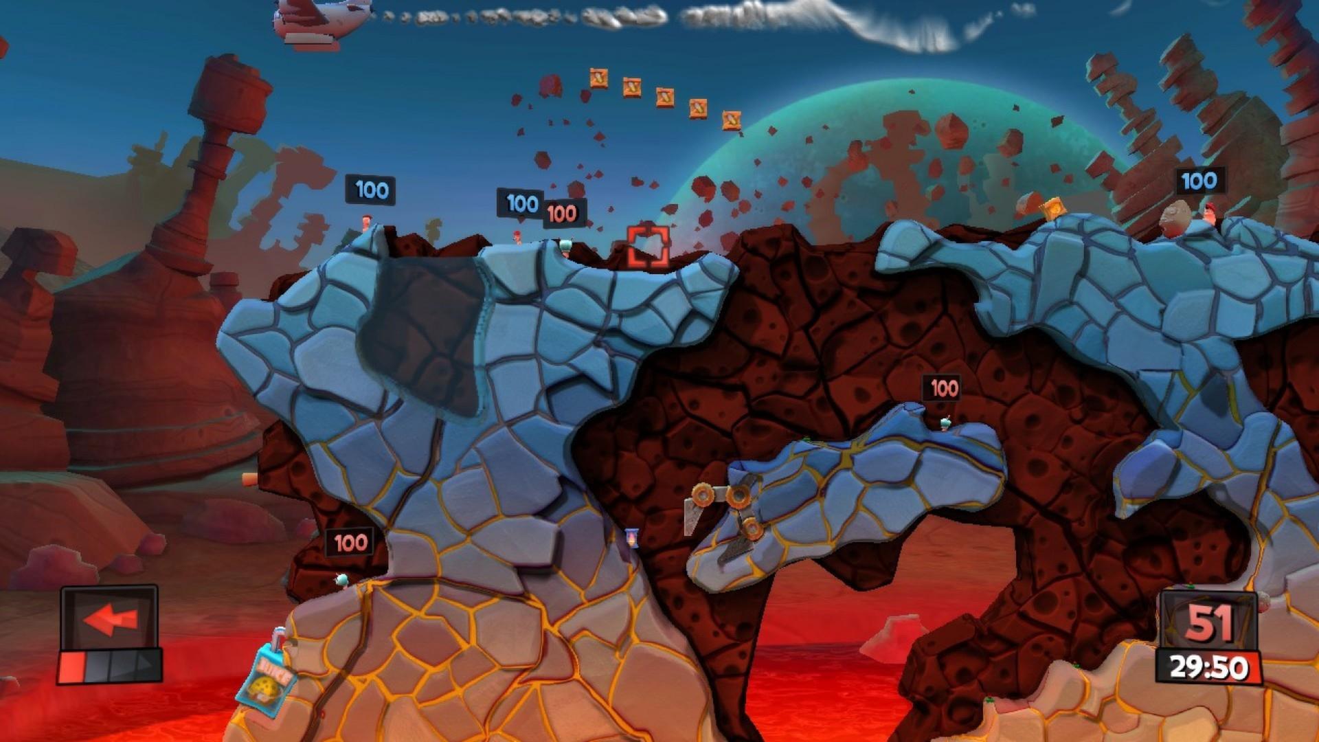 Worms Revolution - Mars Pack screenshot 3