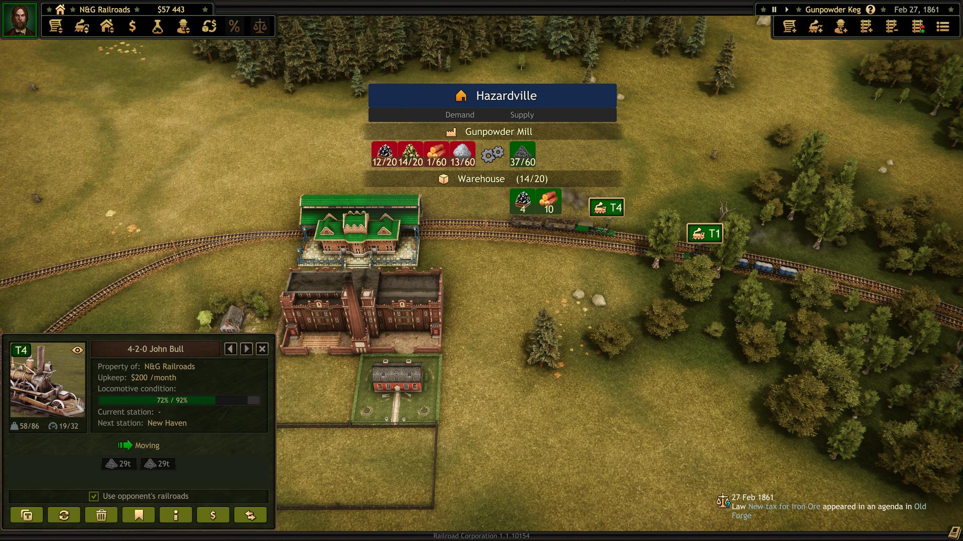 Railroad Corporation - Civil War screenshot 0
