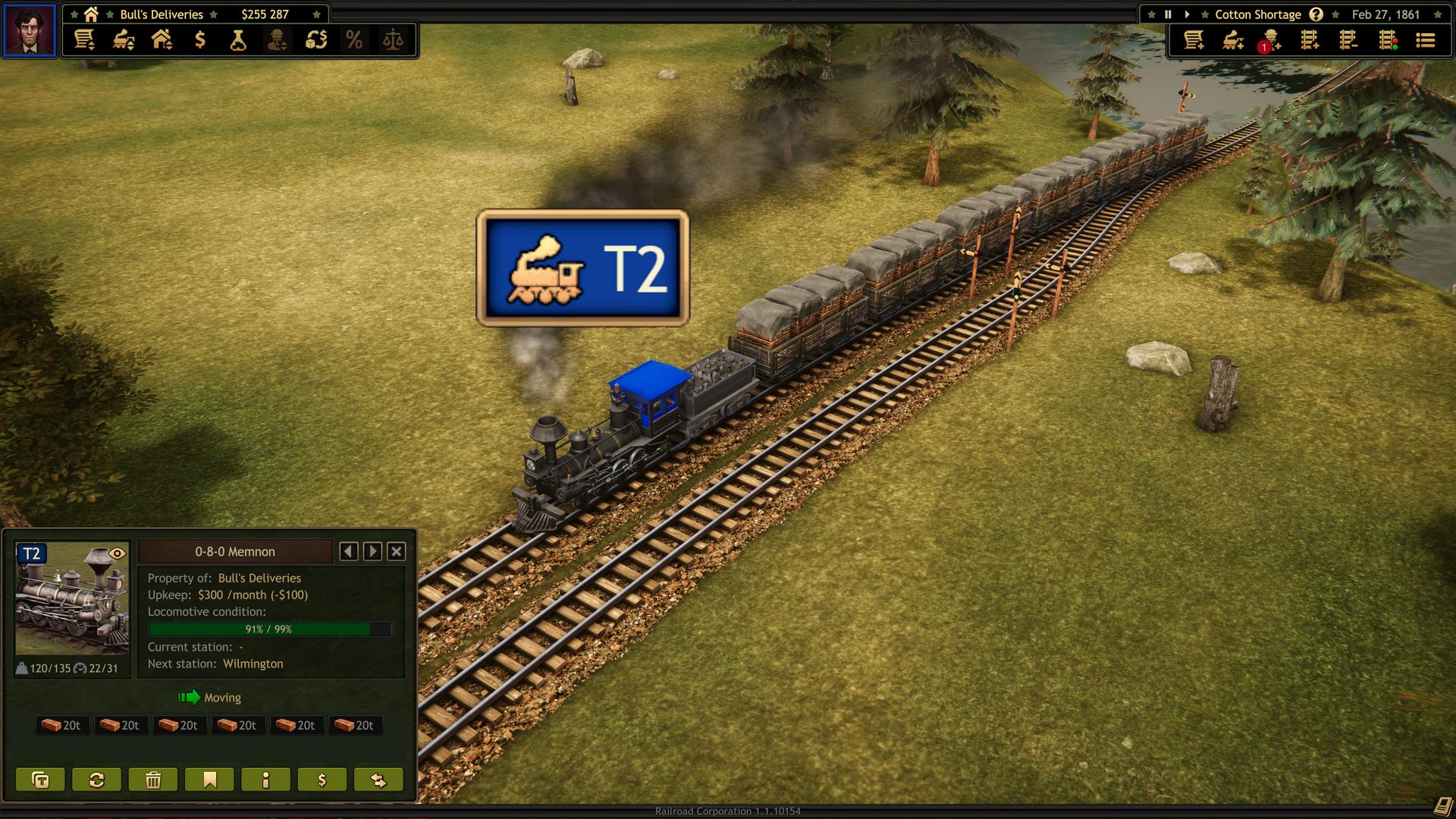 Railroad Corporation - Civil War screenshot 2