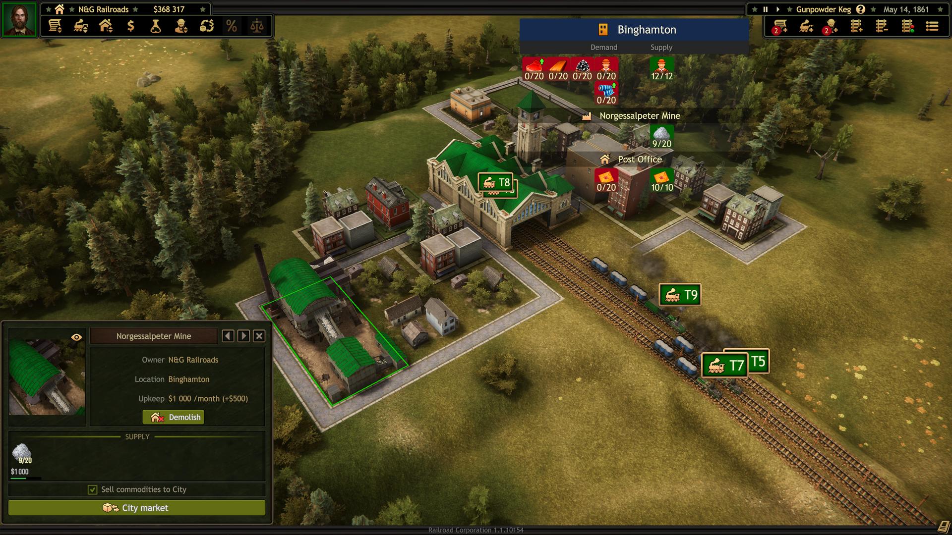 Railroad Corporation - Civil War screenshot 5
