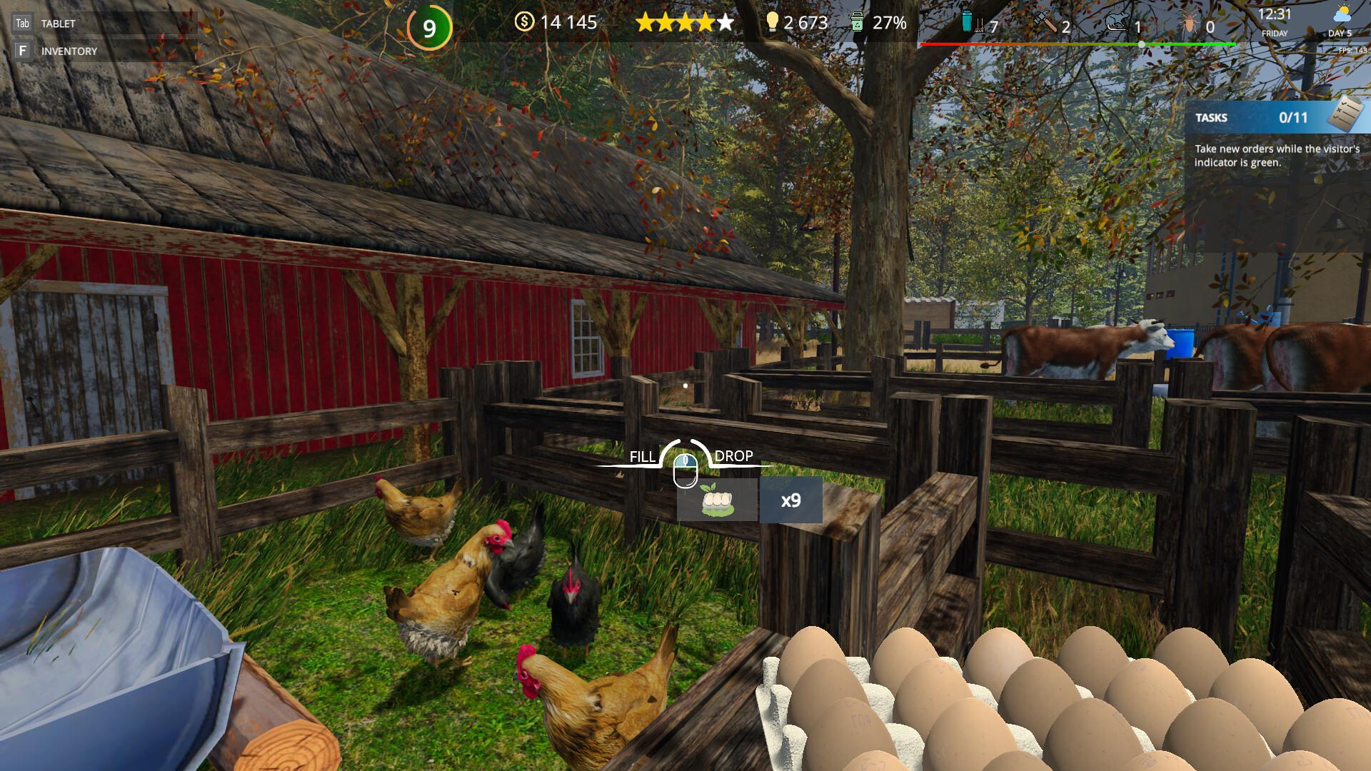 Cafe Owner Simulator - Farm DLC screenshot 5