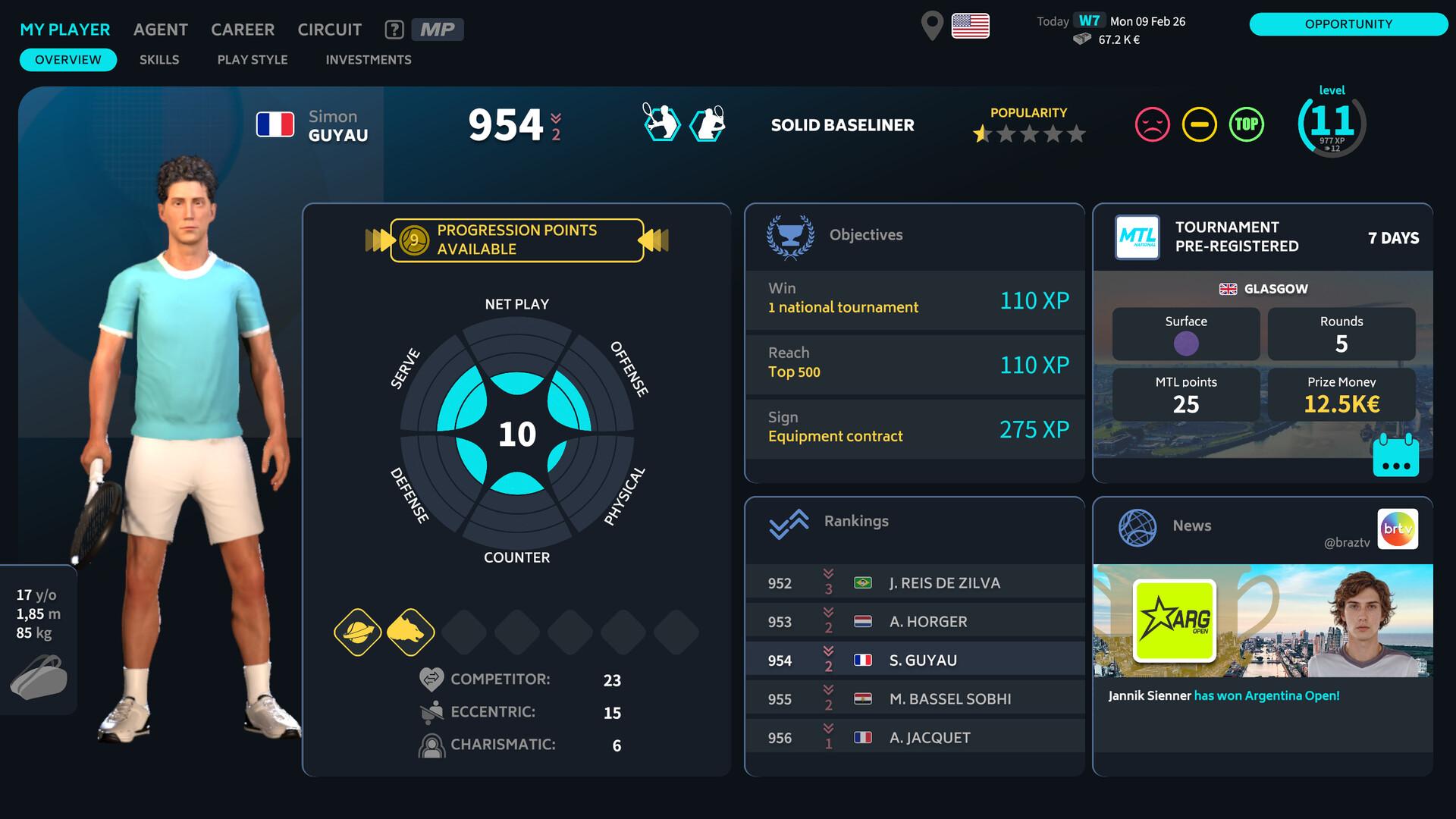 Tennis Manager 26 screenshot 3