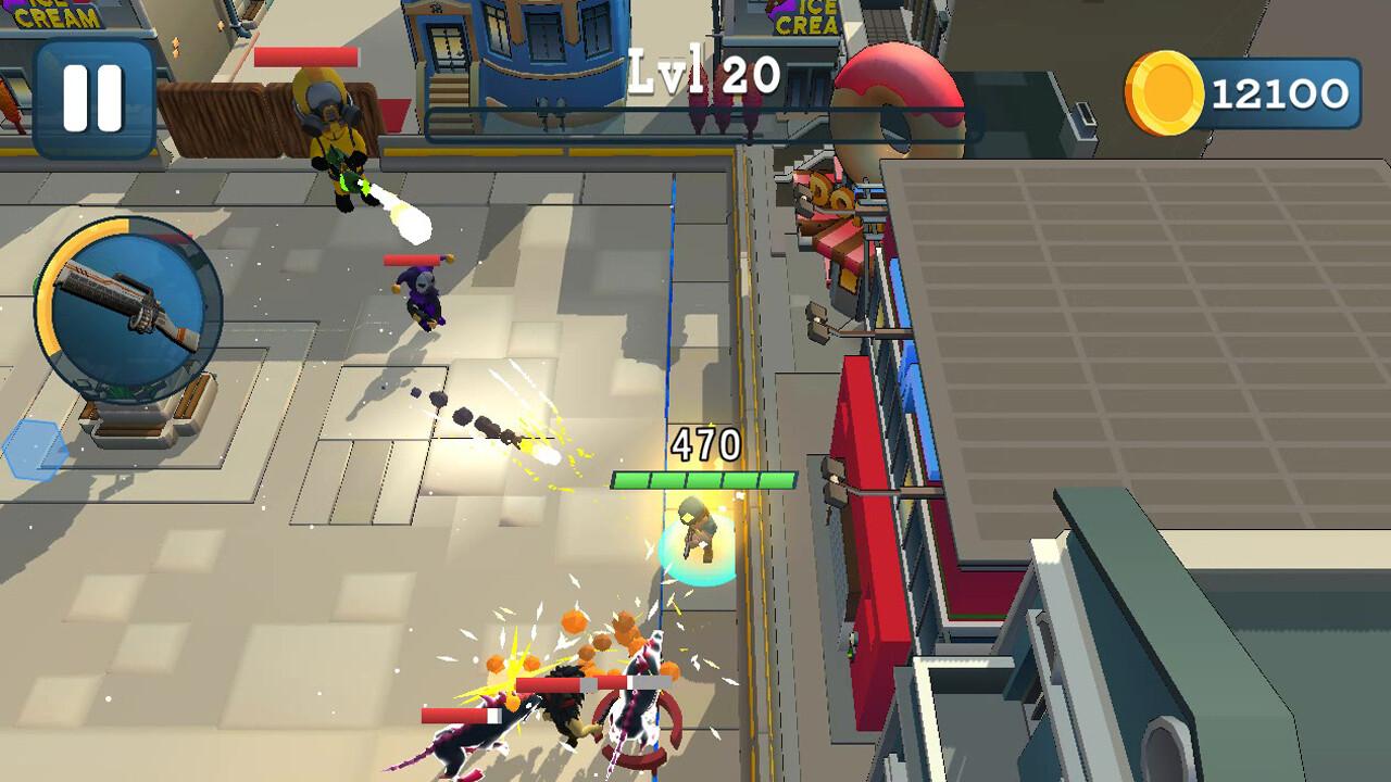 Rogue City: Casual Top Down Shooter screenshot 2