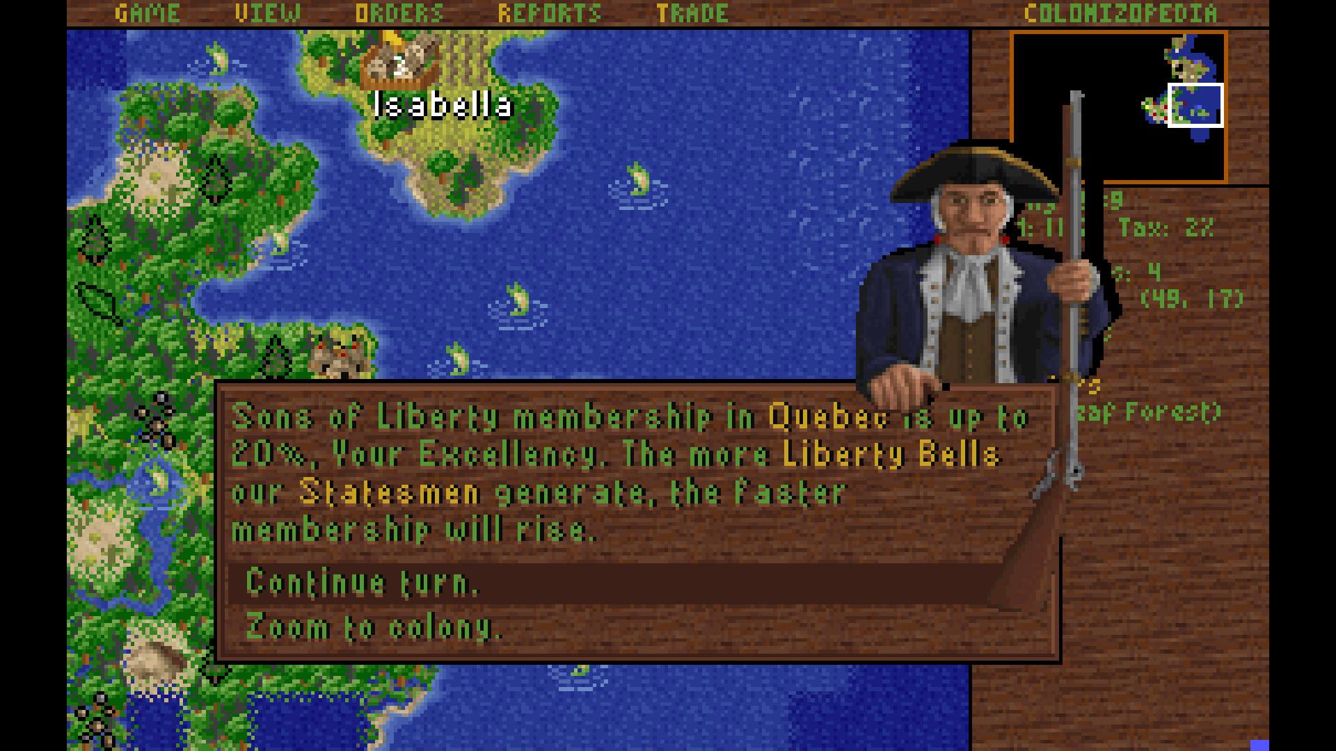 Sid Meier's Colonization (Classic) screenshot 8