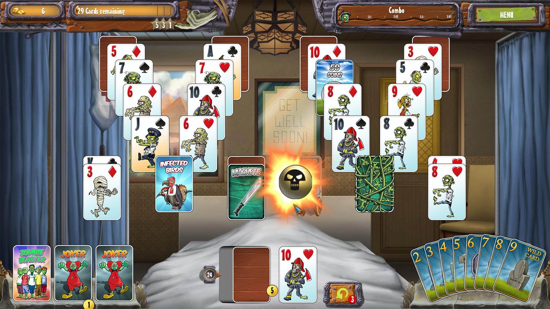 Zombie Solitaire 2 Chapter 3 screenshot 8