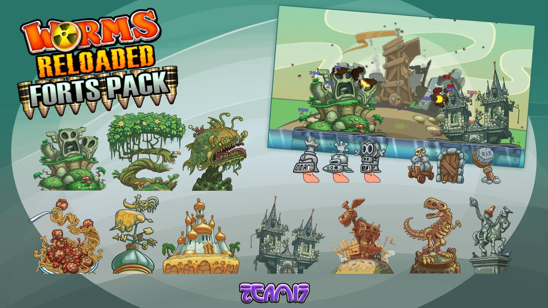 Worms Reloaded - Forts Pack screenshot 3