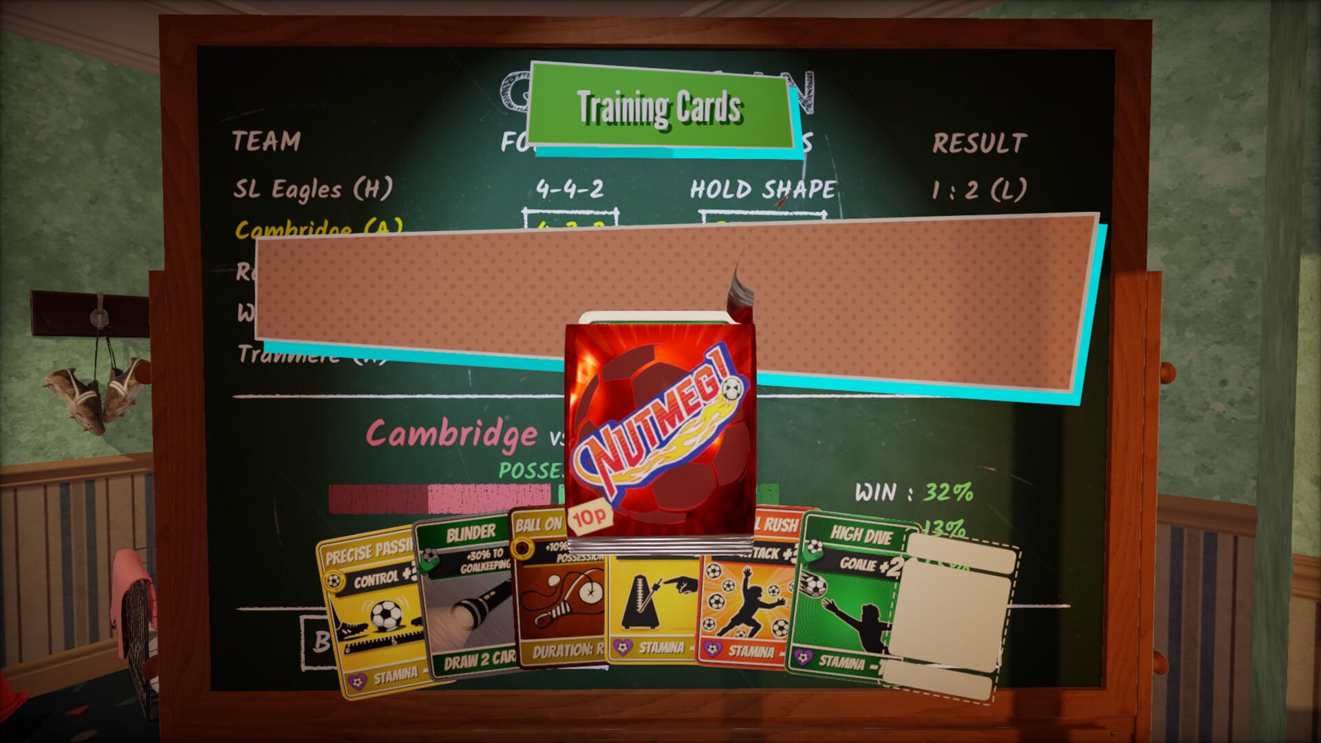 NUTMEG! A Nostalgic Deckbuilding Football Manager screenshot 3