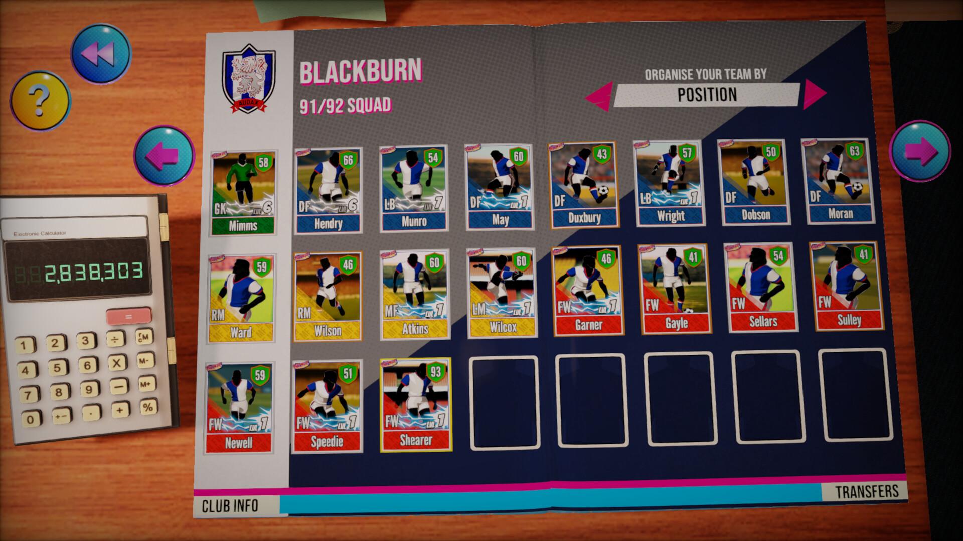 NUTMEG! A Nostalgic Deckbuilding Football Manager screenshot 4