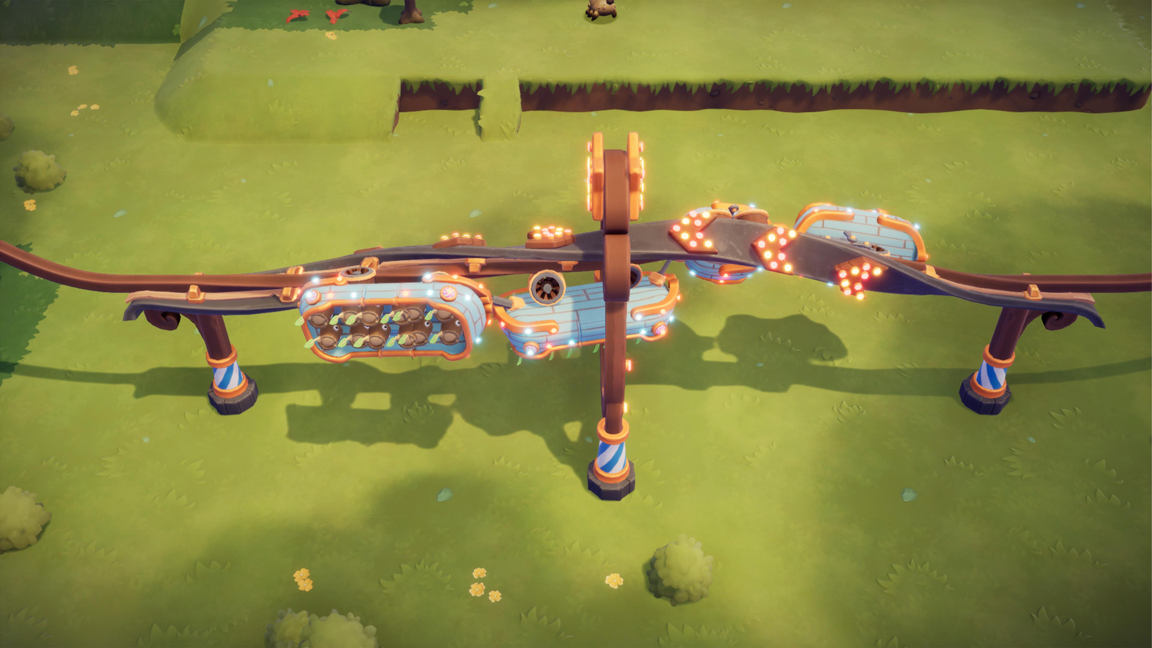 Oddsparks: An Automation Adventure - Coaster Rush screenshot 0