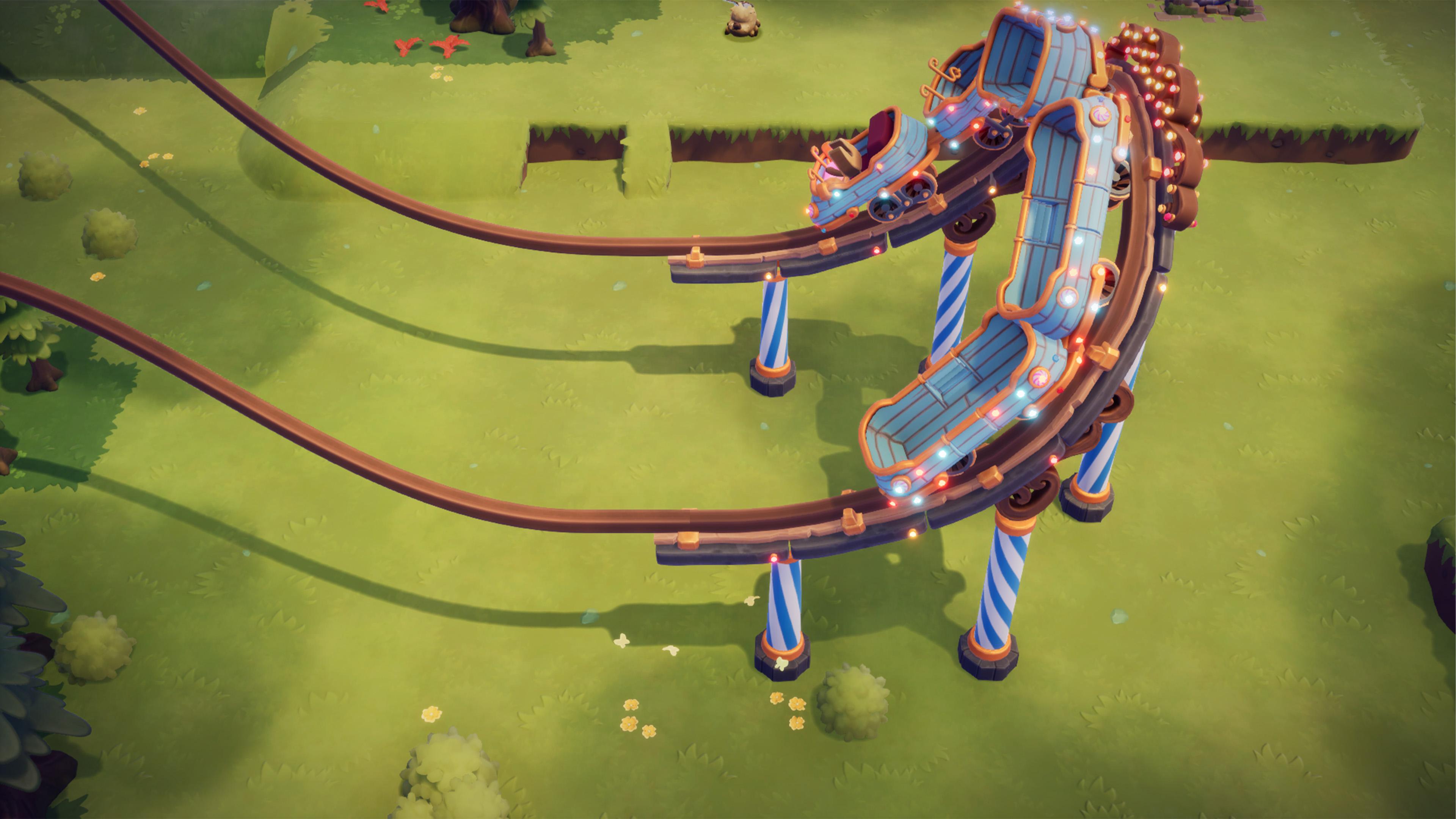 Oddsparks: An Automation Adventure - Coaster Rush screenshot 1